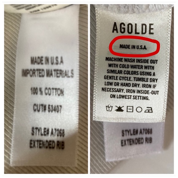 Agolde Extended Rib Sweatshirt - Picture 6 of 9